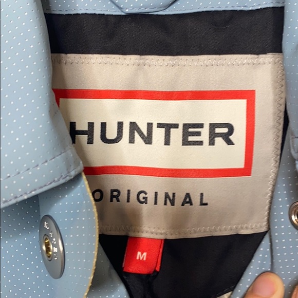 {Hunter} Blue Mist Raincoat - Picture 9 of 11